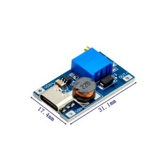Повышающий DC-DC преобразователь MT3608 type-c