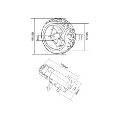 DIY Набор для моделирования 4WD машинки Ардуино (Arduino UNO R3)