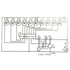 DIY набор "Светодиодная волна с голосовым управлением"