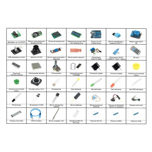 Стартовый набор Arduino Starter Kit для начинающих