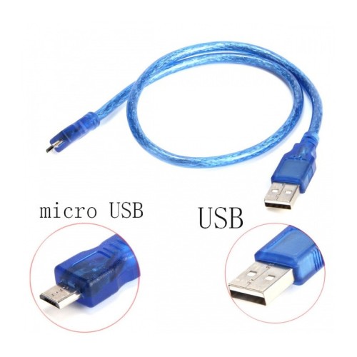 Кабель USB - microUSB 2.0 для Arduino 30 См