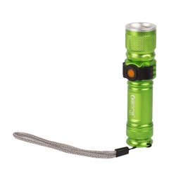 Фонарь с зарядкой от USB ST-515 XML-T6, зелёный