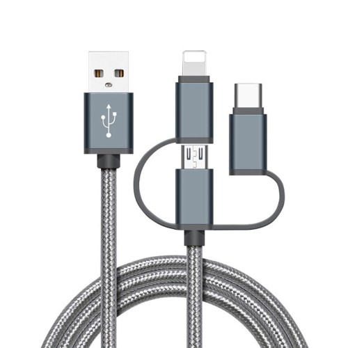 Кабель USB для быстрой зарядки 3 в 1