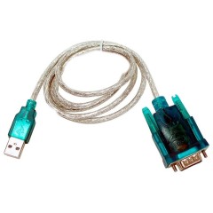 Кабель USB - DB9 (ACU804) 0.7 м, прозрачный