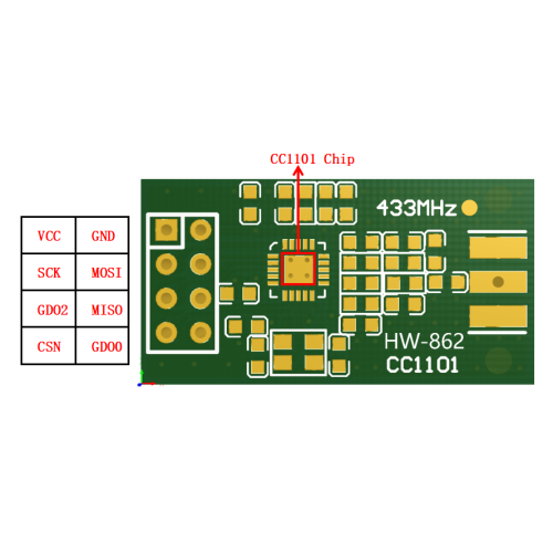 Радио модуль HC-11 CC1101 HW-862