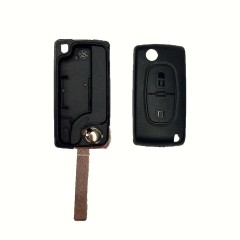 Корпус ключа Peugeot/Citroën HU83 на 2 кнопки