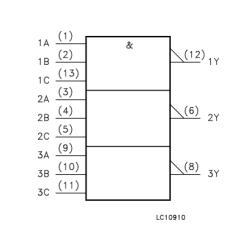 Микросхема M74HC10B1