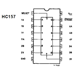 Микросхема 74HC157B1