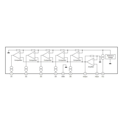 Микросхема KA2284 SIP-9