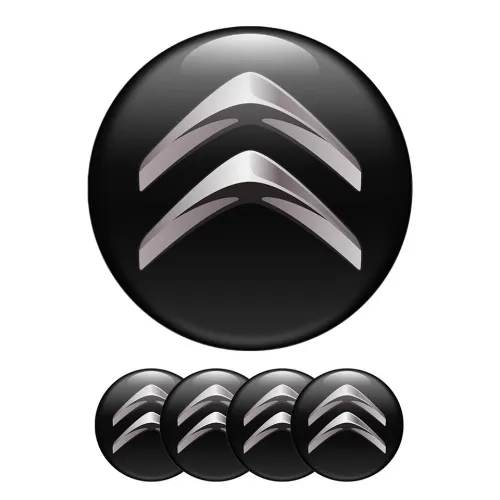 Стикер (наклейка) на ключ Citroen логотип (круглая)