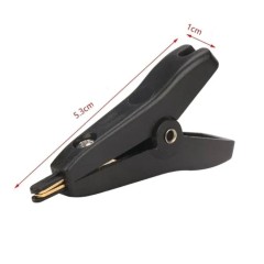 Медный зажим типа "крокодил" красный